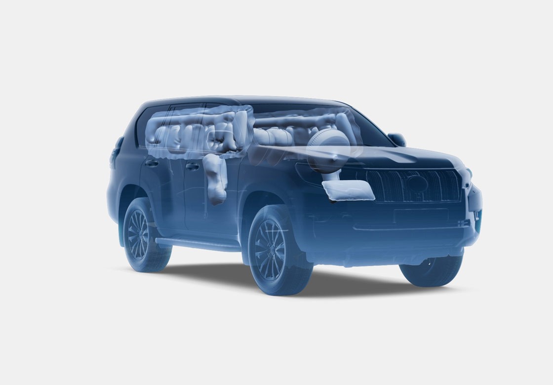Toyota Land Cruiser Poduszki powietrzne 
